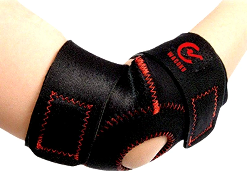 OLYMPUS SPORT ΕΠΙΑΓΚΩΝΙΔΑ OLYMPUS ELBOW PROTECTOR NEOPRENE ΜΑΥΡΗ