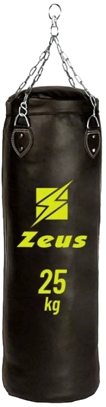 LIGA SPORT ΣΑΚΟΣ ΟΡΟΦΗΣ ZEUS SPORT SACCO BOXE ΜΑΥΡΟΣ (25 KG)