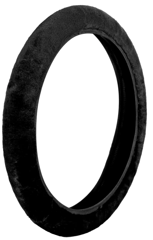 LAMPA ΚΑΛΥΜΜΑ ΤΙΜΟΝΙΟΥ FANCY PLUSH 36>42 ΜΑΥΡΟ ΓΟΥΝΙΝΟ /ΧΝΟΥΔΩΤΟ