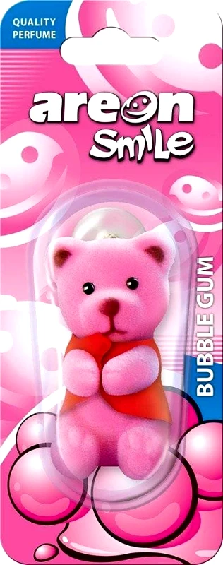 AREON ΑΡΩΜΑΤΙΚΟ ΑΥΤΟΚΙΝΗΤΟΥ AREON-SMILE-BUBBLE-GUM ASB 06