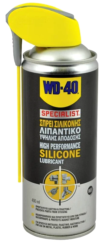 WD-40 ΣΠΡΕΙ ΣΙΛΙΚΟΝΗΣ WD-40 SPECIALIST HIGH PERFORMANCE SILICONE SPRAY 400ML
