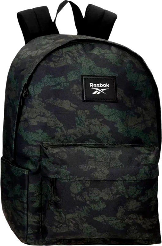 REEBOK ΤΣΑΝΤΑ ΠΛΑΤΗΣ REEBOK BROOKLYN BACKPACK CAMO ΜΑΥΡΟ