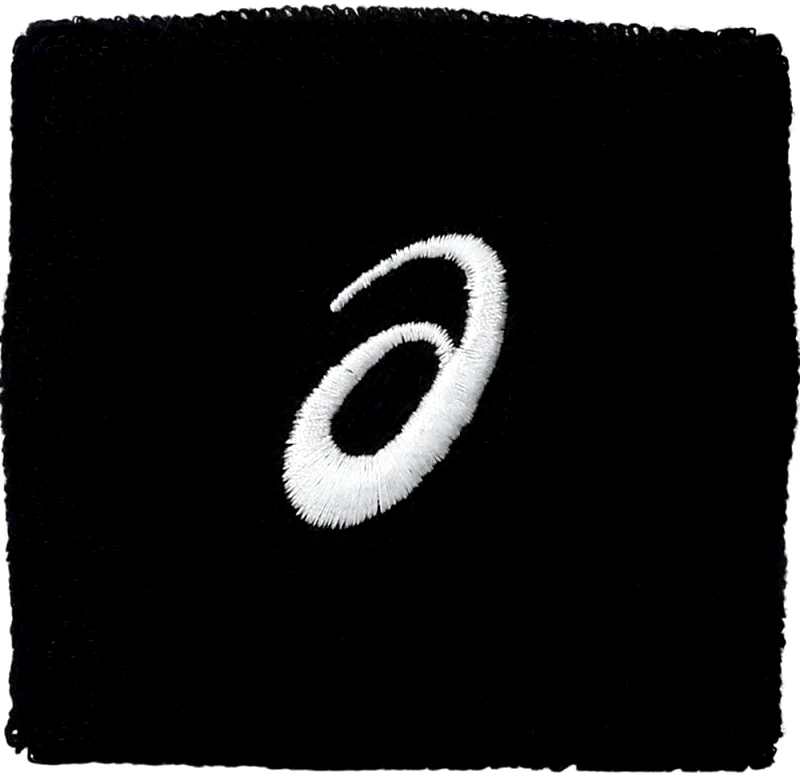 ASICS ΠΕΡΙΚΑΡΠΙΑ ASICS WRISTBAND PAIR ΜΑΥΡΑ