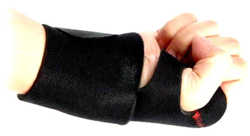 OLYMPUS SPORT ΠΕΡΙΚΑΡΠΙΟ OLYMPUS WRIST PROTECTOR NEOPRENE ΜΑΥΡΟ