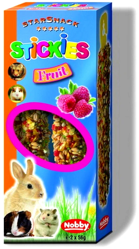 NOBBY ΜΠΑΣΤΟΥΝΑΚΙΑ NOBBY BUNNY STICS ΜΕ ΦΡΟΥΤΑ (2X56GR)