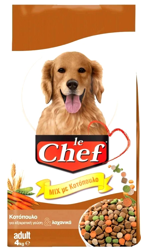 LE CHEF ΤΡΟΦΗ ΣΚΥΛΟΥ LE CHEF MIX ΚΟΤΟΠΟΥΛΟ 15KG