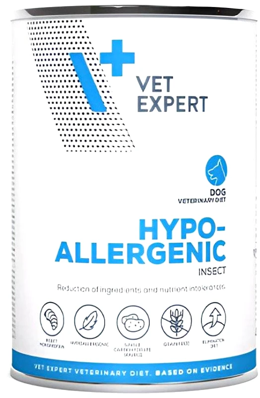 VET EXPERT ΚΟΝΣΕΡΒΑ ΣΚΥΛΟΥ VET EXPERT HYPOALLERGENIC INSECT DOG (400GR)