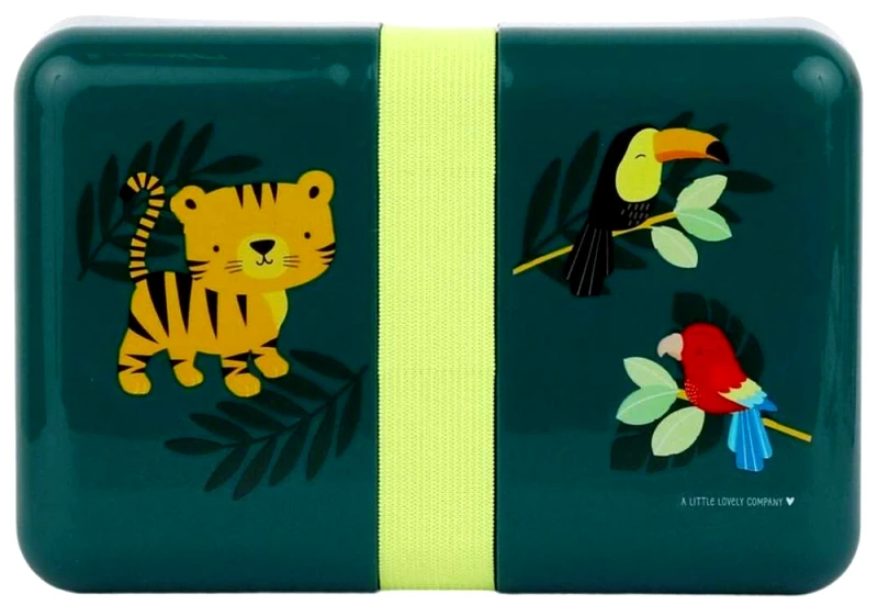 A LITTLE LOVELY COMPANY ΔΟΧΕΙΟ ΦΑΓΗΤΟΥ LUNCH BOX TIGER A LITTLE LOVELY COMPANY