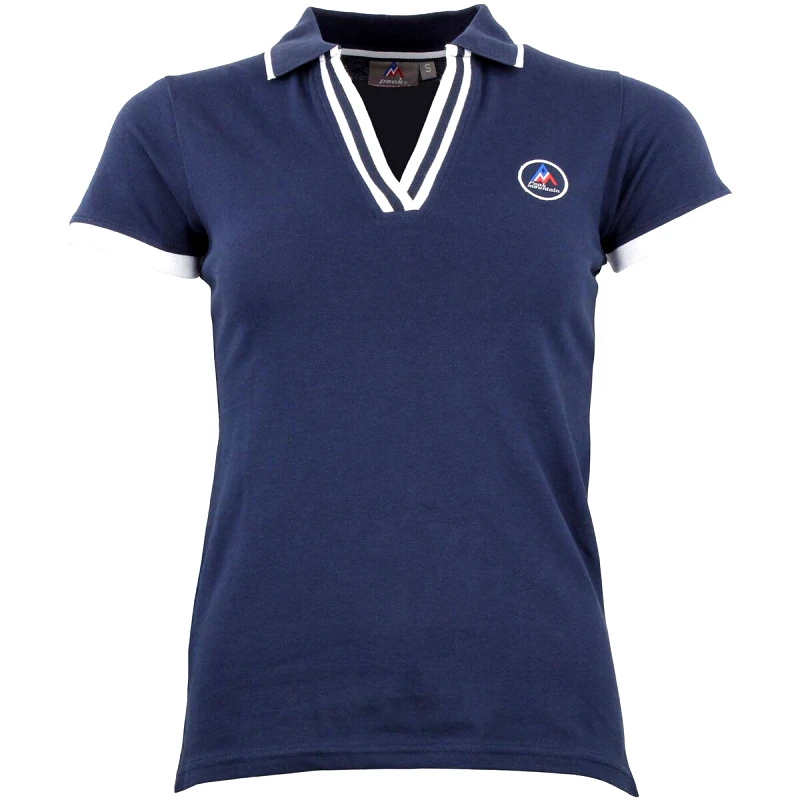 Peak Mountain Πόλο με κοντά μανίκια Peak Mountain Polo manches courtes femme ASFALTE