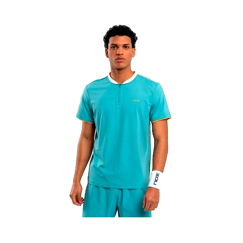 Nox Πόλο με κοντά μανίκια Nox Polo manches courtes Pro Turquoise