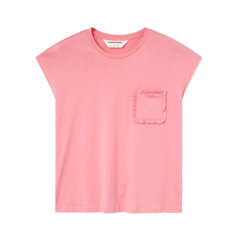 Compania Fantastica Φούτερ Compania Fantastica COMPAÑIA FANTÁSTICA T-Shirt 11009 - Pink