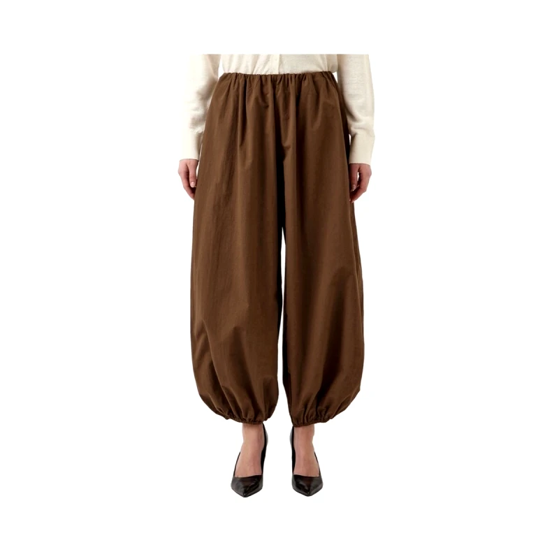 Y.a.s Παντελόνα Y.a.s YAS Billo Balloon Trousers - Teak