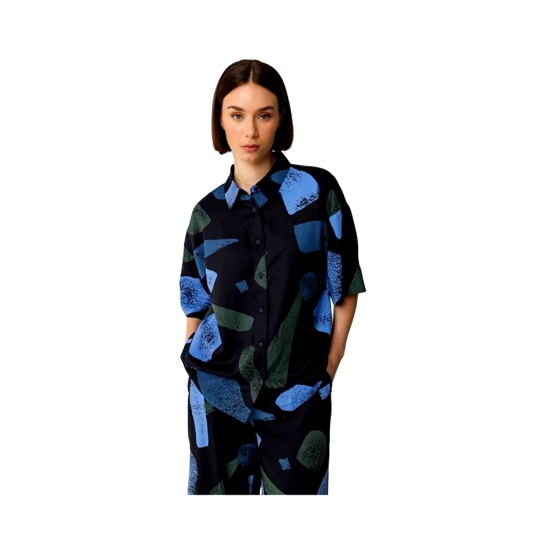 Skfk Πουκάμισο με κοντά μανίκια Skfk Eukene Shirt - Cell