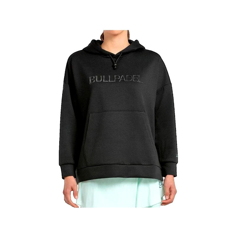 Bullpadel T-shirt με κουκούλα Bullpadel Sweat à capuche Silba avec graphisme 3D noir