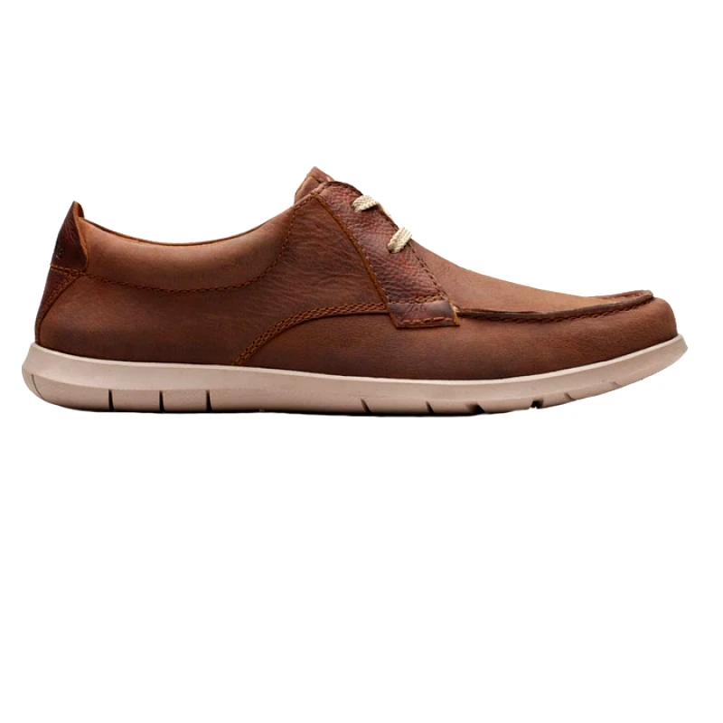 Clarks CLARKS FLEXWAY LACE DARK TAN 26176950