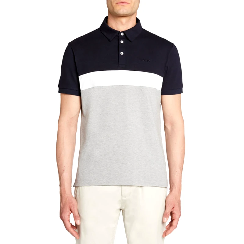 Geox GEOX M3510K TC173 F1696 POLO PIQUET LIGHT MELANGE