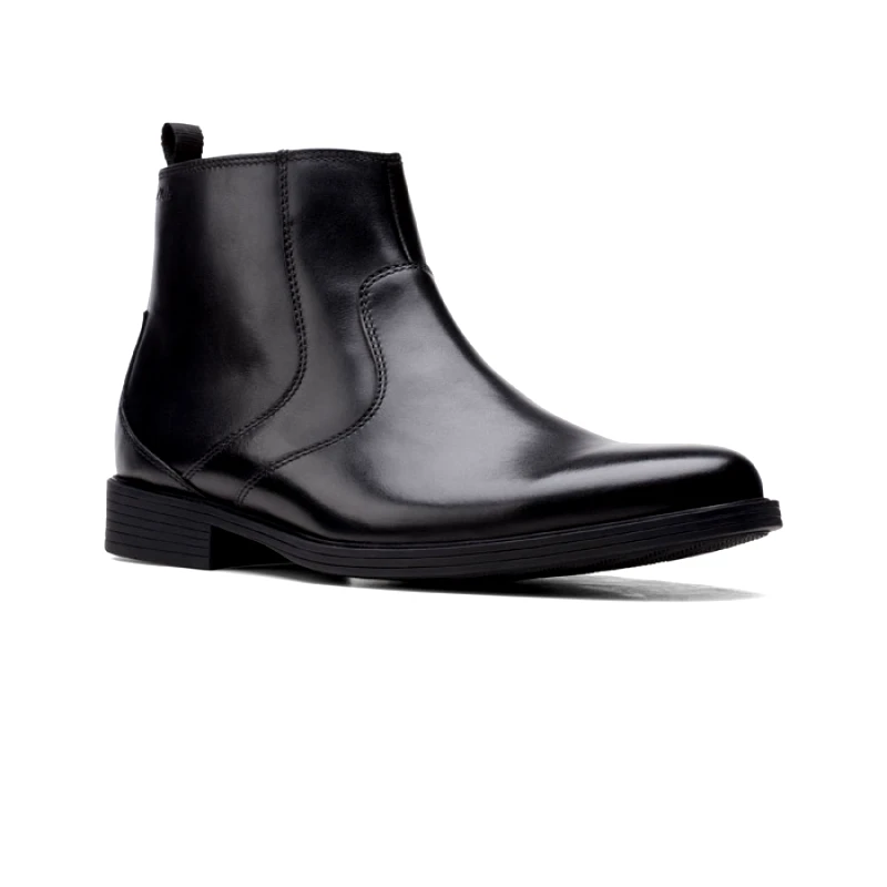 Clarks CLARKS WHIDDON ZIP BLACK 26155039 ΦΕΡΜΟΥΑΡ