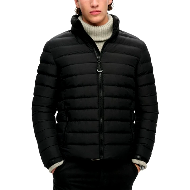 Superdry SUPERDRY M5011757A-02Α ΜΠΟΥΦΑΝ FUJI PRINT ΜΑΥΡΟ