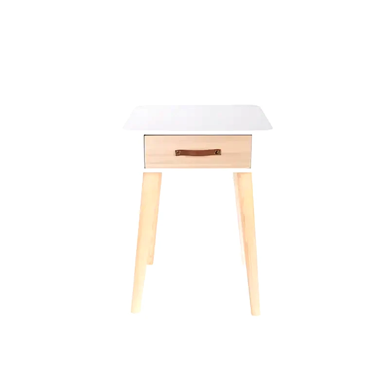 ARIA TRADE Κομοδίνο Aria Trade Από Mdf 35x35x48 cm - Λευκό