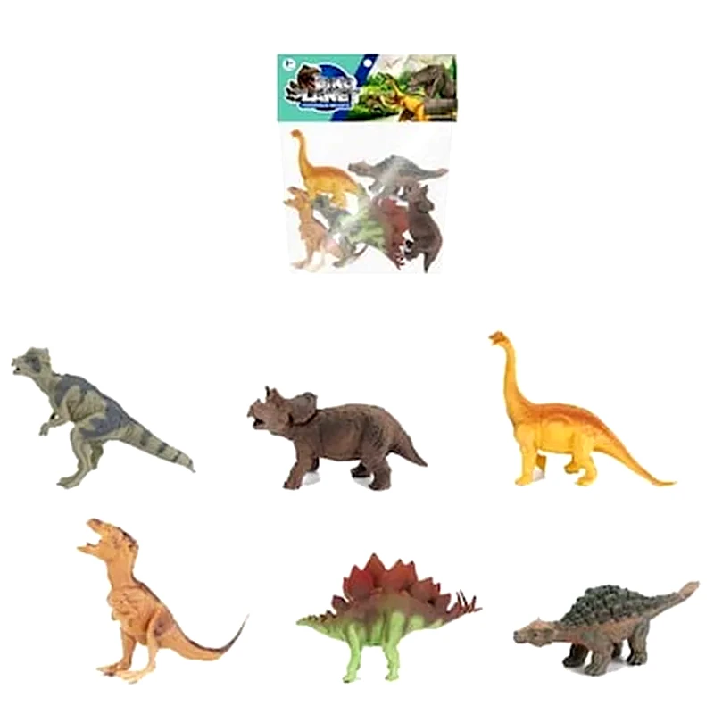 Σετ 6 Δεινοσαυροι 10cm 21x25cm Toymarkt 913146