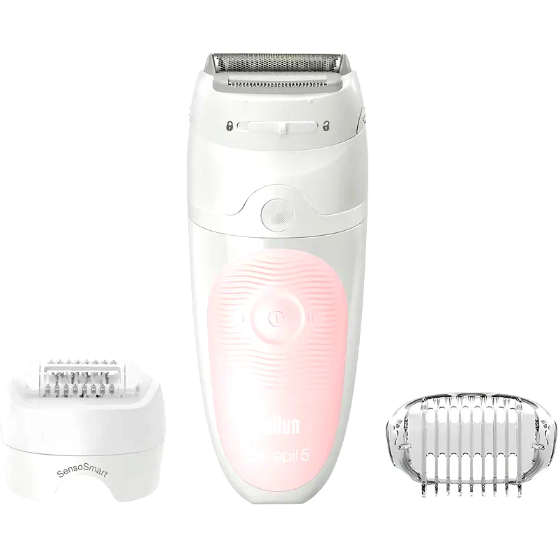 BRAUN Σετ Αποτρίχωσης BRAUN SILK-EPIL WET DRY 5-620 Ροζ