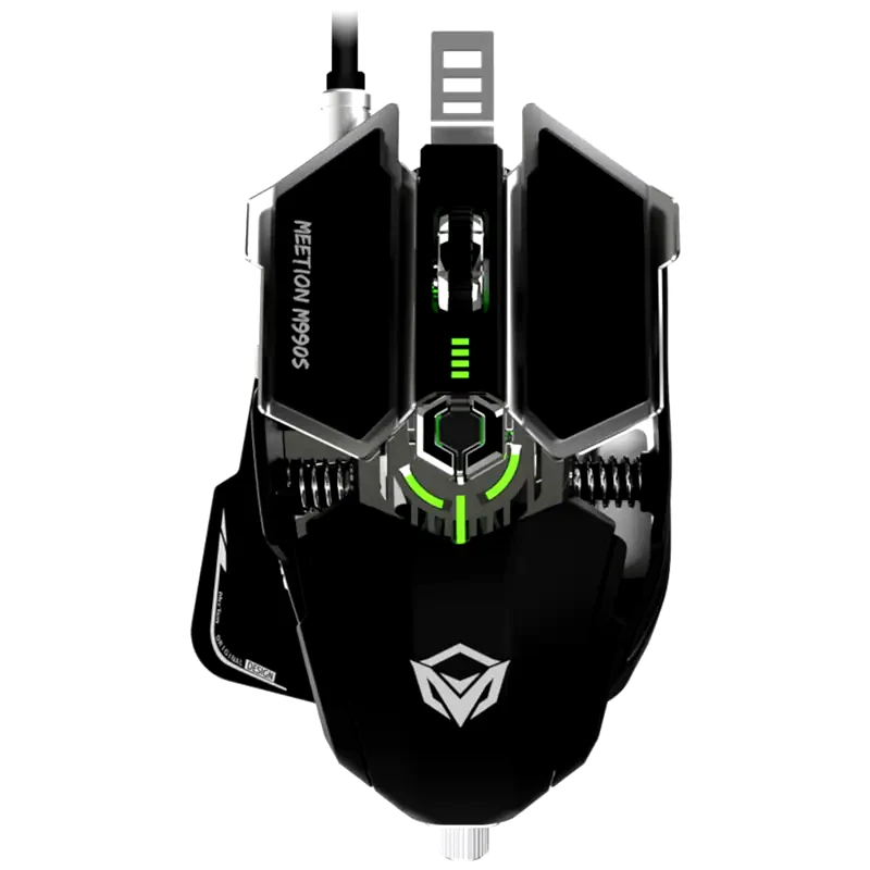 MEETION Meetion M990s RGB Gaming Ενσύρματο Ποντίκι Μαύρο