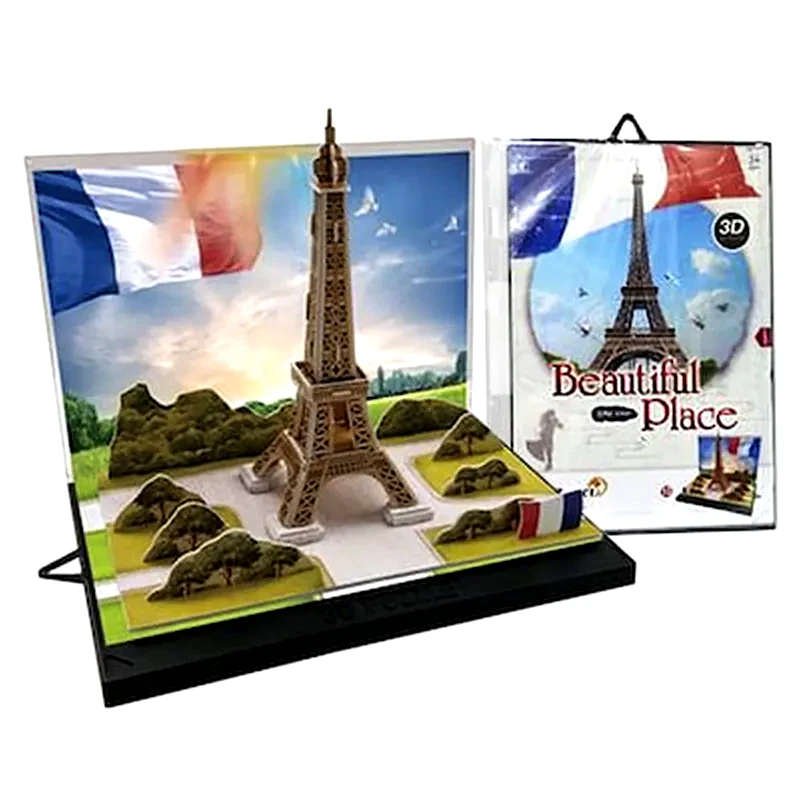 TOYMARKT 3D Παζλ Toymarkt Μικρό Πύργος Άιφελ 16X23Cm 891561 (23 Κομμάτια)