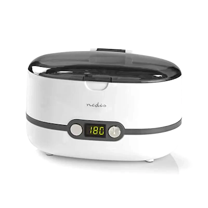 NEDIS Nedis Jecl110wt Ultrasonic Jewellery Cleaner, 600 Ml Capacity, Digital Timer 233-0237