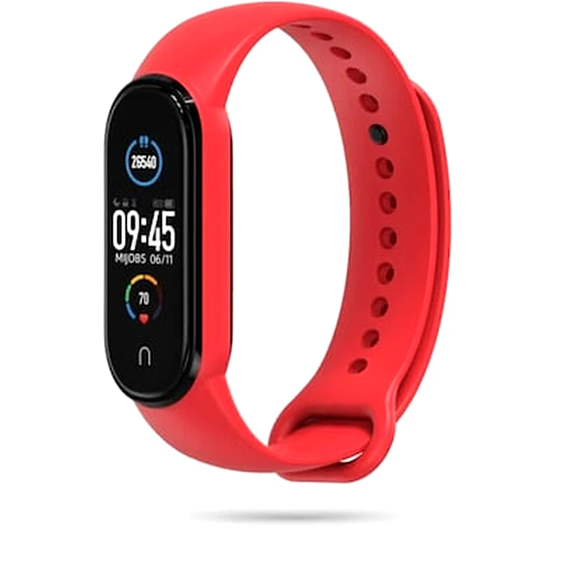 TECH-PROTECT Λουράκι Tech-Protect Icon για Xiaomi Mi Smart Band 5/Mi Smart Band 6 - Κόκκινο