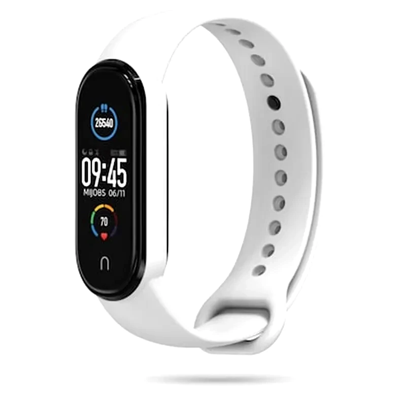 TECH-PROTECT Λουράκι Tech-Protect Icon για Xiaomi Mi Smart Band 5/Mi Smart Band 6 - Λευκό