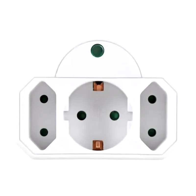 POWERTECH Ταφ Powertech Pt-816 3 Θέσεων - Λευκό