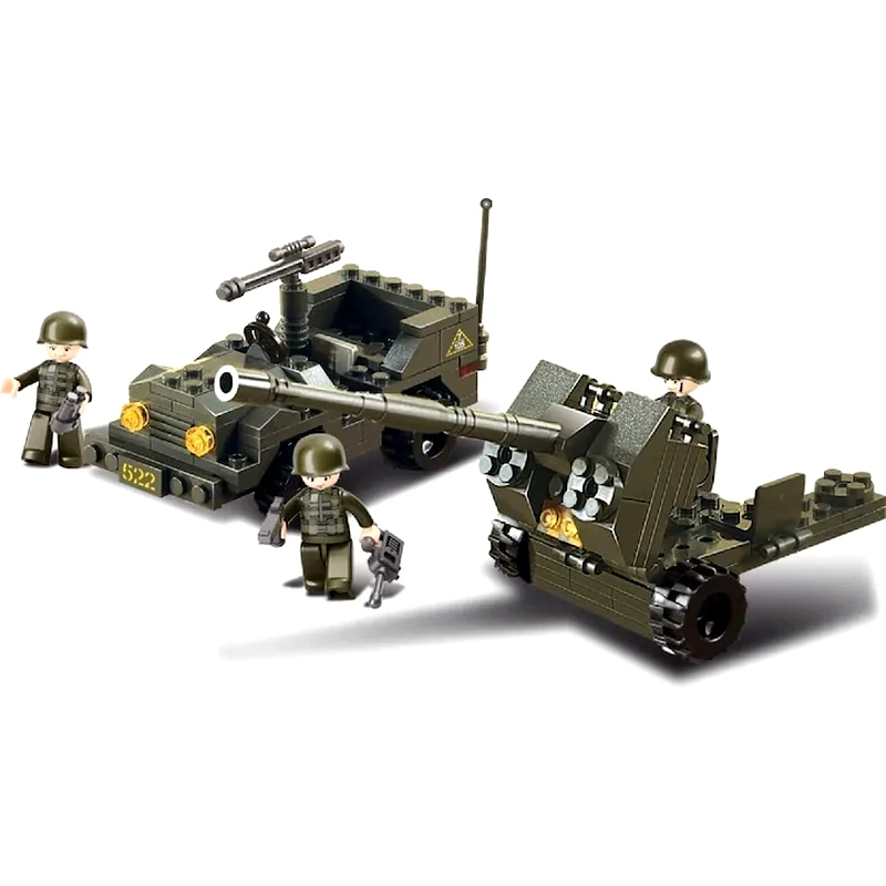 SLUBAN Sluban Τουβλάκια Army, Anti-tank Gun M38-b5900, 138τμχ