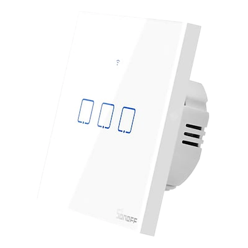 SONOFF Sonoff Smart Διακόπτης Τχ-t2eu3c, Αφής, Wi-fi, Τριπλός, Λευκός