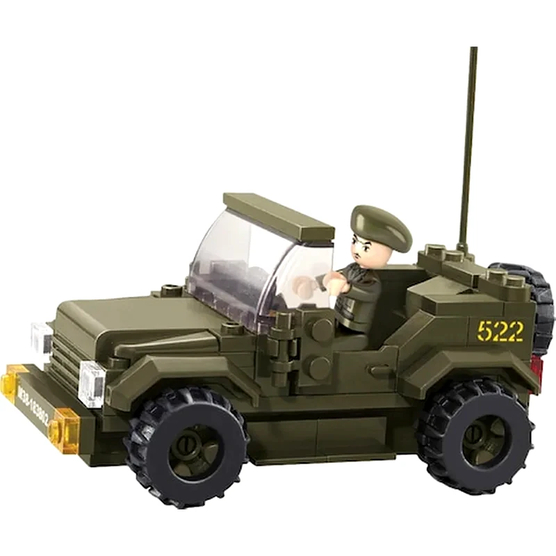 SLUBAN Sluban Τουβλάκια Army, Jeep M38-b0296, 121τμχ