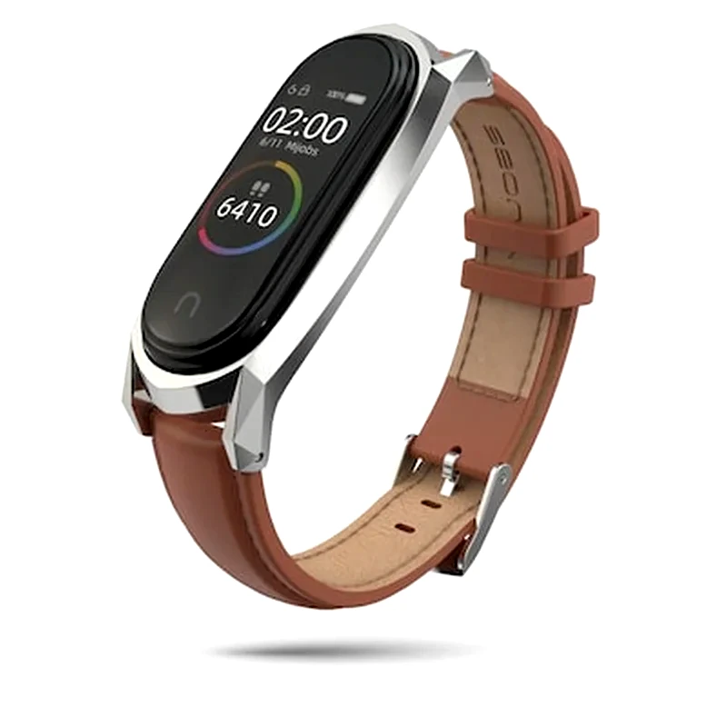 TECH-PROTECT Λουράκι Tech-Protect Herms για Xiaomi Mi Smart Band 5/Mi Smart Band 6 - Καφέ