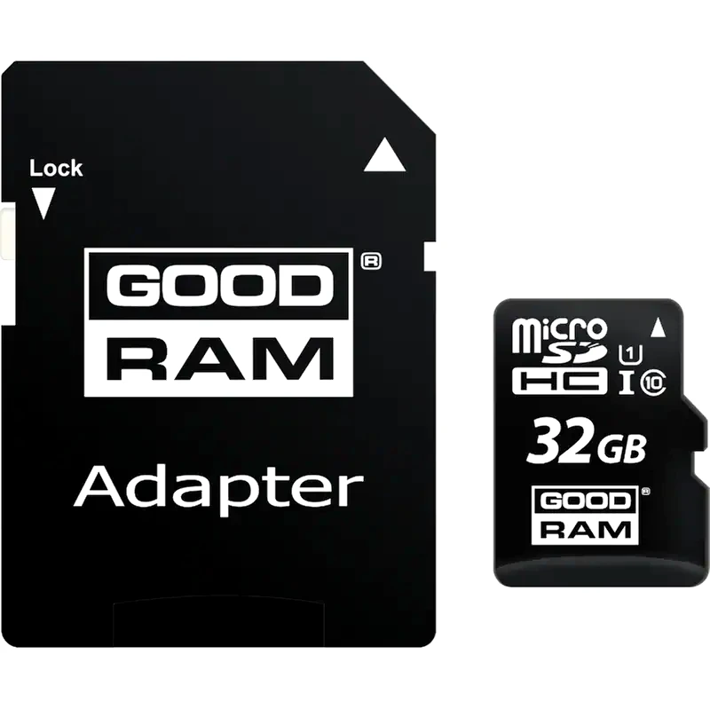 GOODRAM GoodRAM M1AA microSDHC 32GB U1 με αντάπτορα