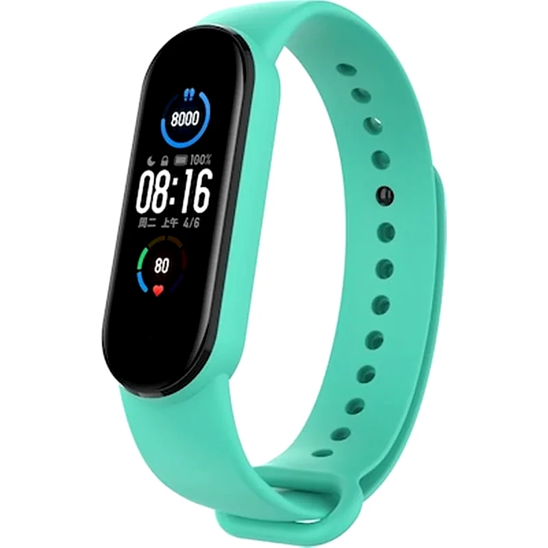 LILAK Λουράκι Lilak για Xiaomi Mi Band 5 - Παστέλ Μέντα
