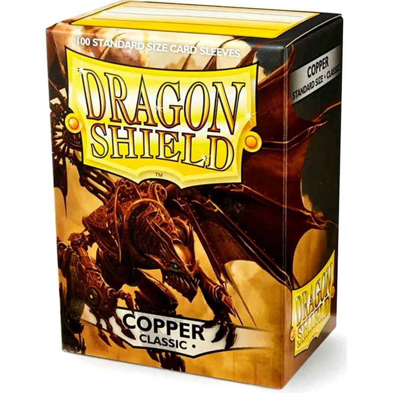 ARCANE TINMEN Dragon Shield Standard Size Classic Sleeves (100 Sleeves) Copper
