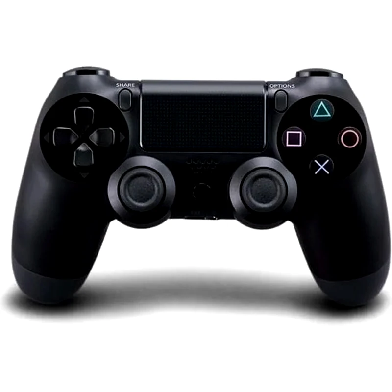 OEM Doubleshock 4 Gamepad Ασύρματο για PS4 με Δόνηση Φωτισμό Μαύρο
