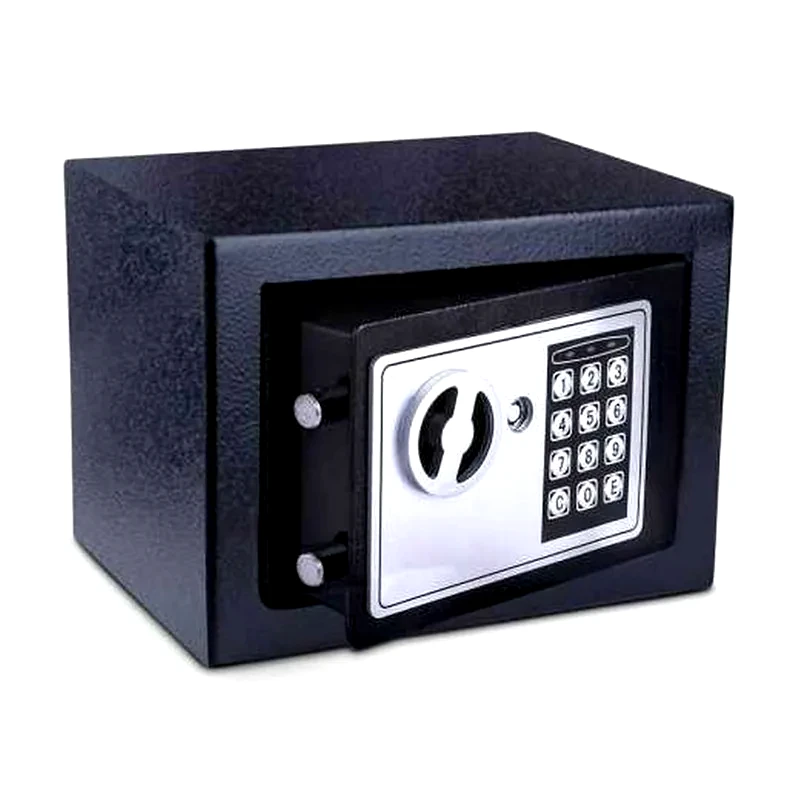 POWERTECH Χρηματοκιβώτιο Ασφαλείας Powertech Sb-17e 17x23x17cm - Μαύρο