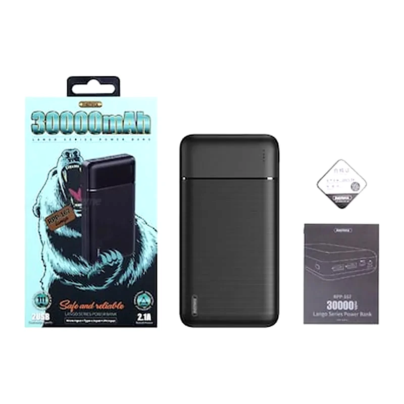 REMAX Powerbank Remax RPP-167 30.000mAh - Μαύρο