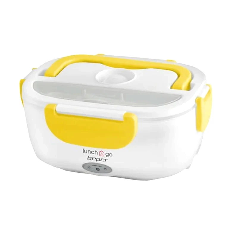 BEPER Φαγητοδοχείο Beper Θερμαινόμενο 650/450ml- Κίτρινο