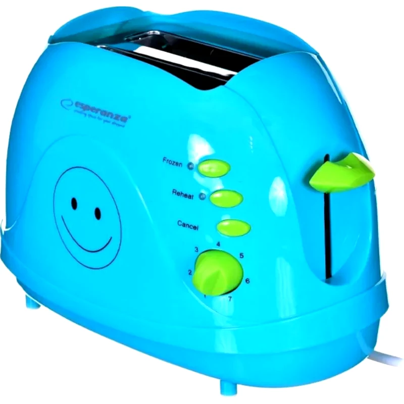 ESPERANZA ESPERANZA SMILEY EKT003B 2 Θέσεων 750W Μπλε Φρυγανιέρα
