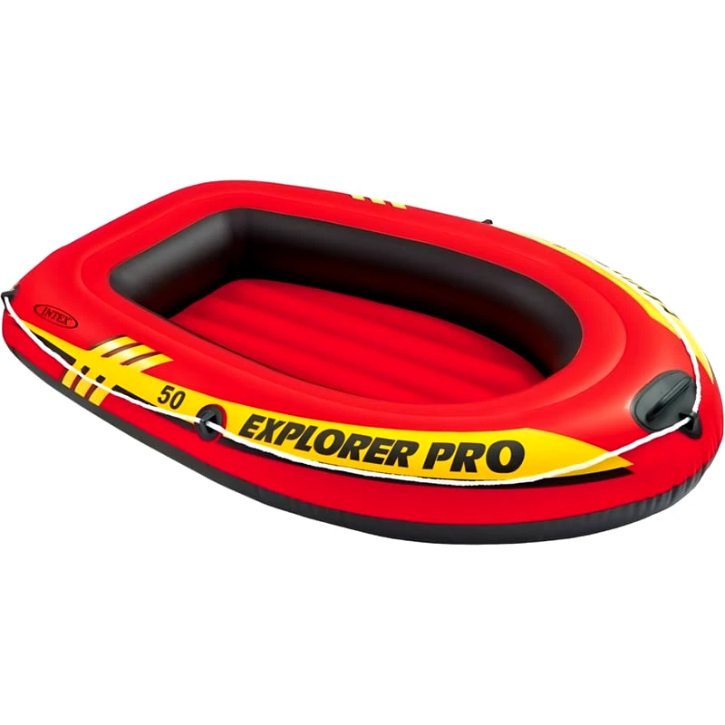 INTEX Φουσκωτή Βάρκα Intex Εxplorer Pro 50 από PVC κατάλληλο για 1 άτομο - Κόκκινη