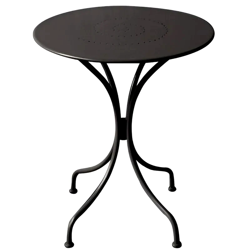 WOODWELL Τραπέζι Εξωτερικού Χώρου Woodwell από Μέταλλο φ60x70 cm - Μαύρο