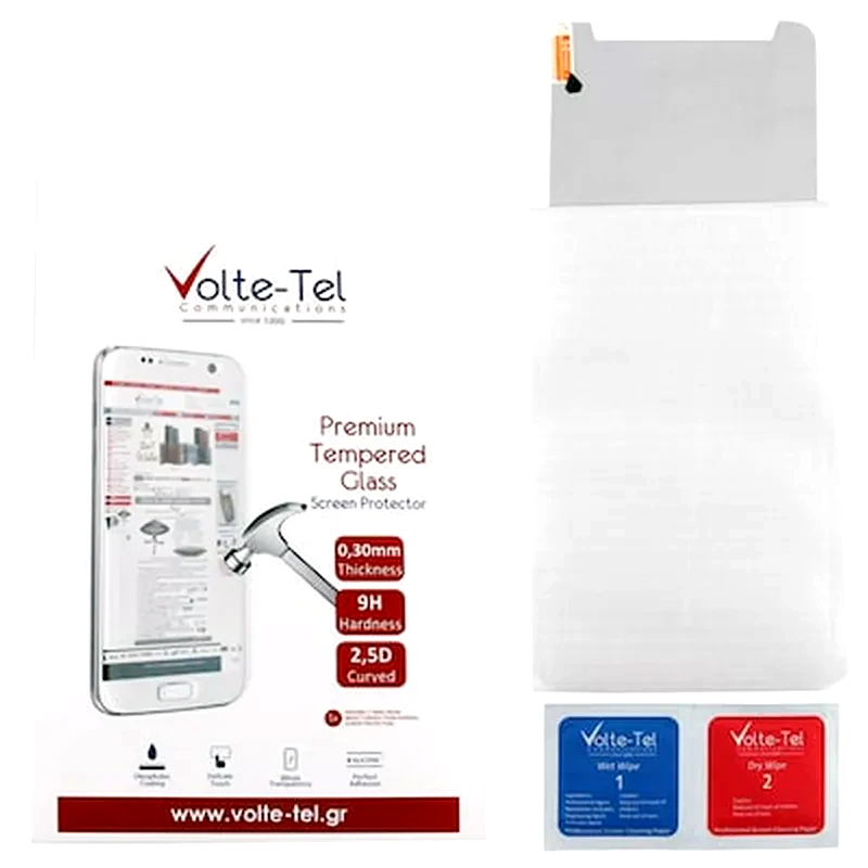 VOLTE-TEL Προστατευτικό Οθόνης Samsung Galaxy Tab S7 Plus - Volte-tel Tempered Glass 9h 2.5d Full Glue