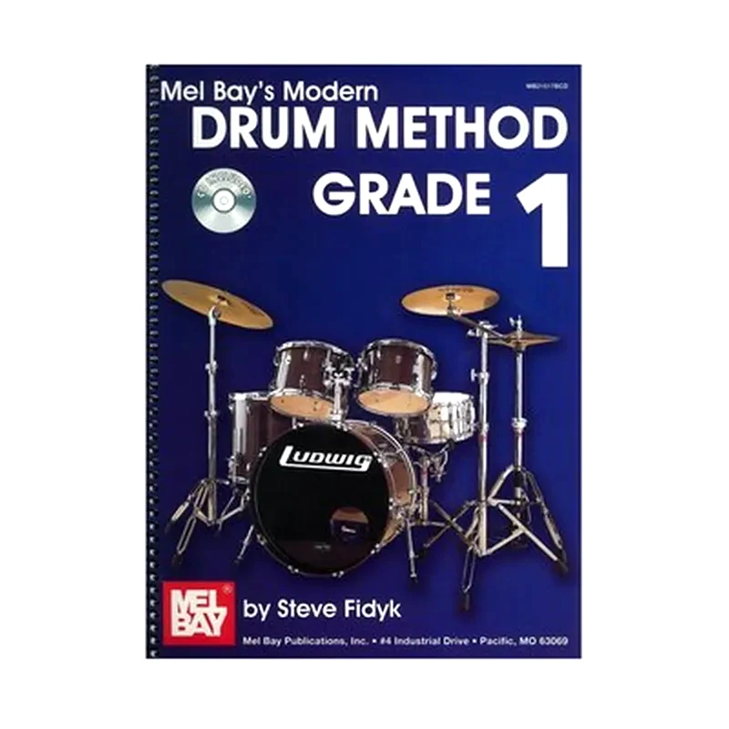 MELBAY Βιβλίο Για Drums Melbay Steve Fidyk - Modern Drum Method, Grade 1 - Cd