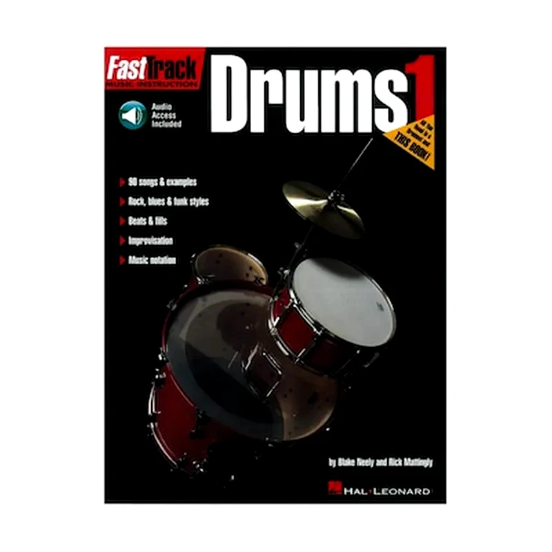 HAL LEONARD Fast Track - Drums, Book 1 - Online Audio