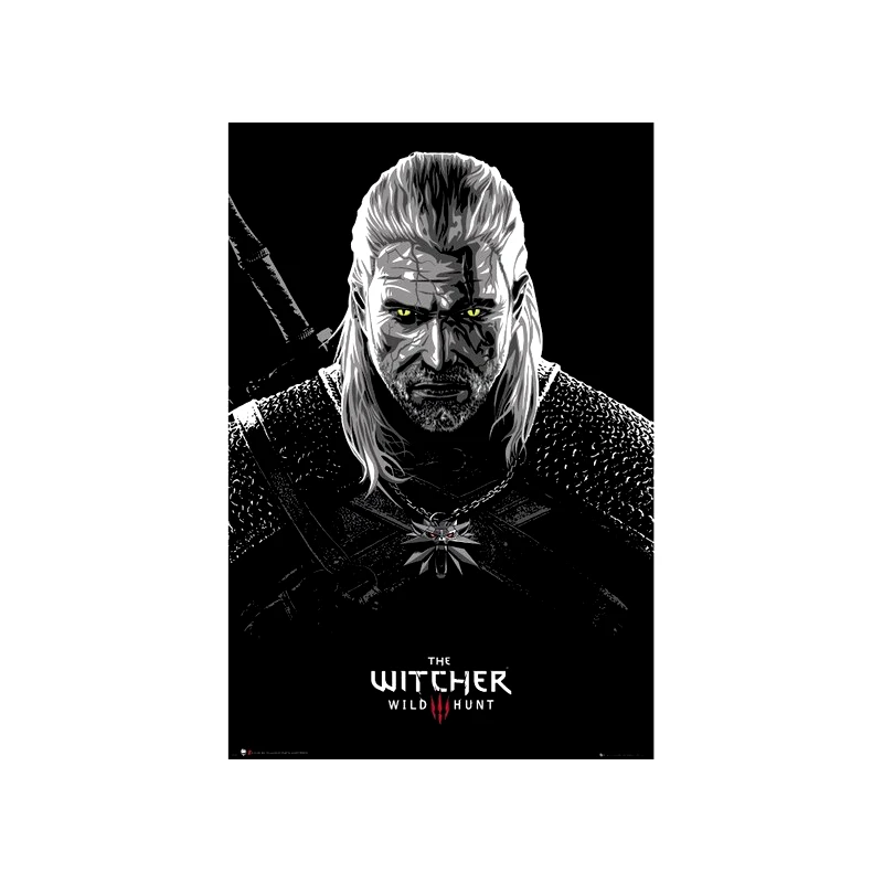 ABYSSE CORP Αφίσα The Witcher Geralt Κάθετη 61 x 91.5 cm
