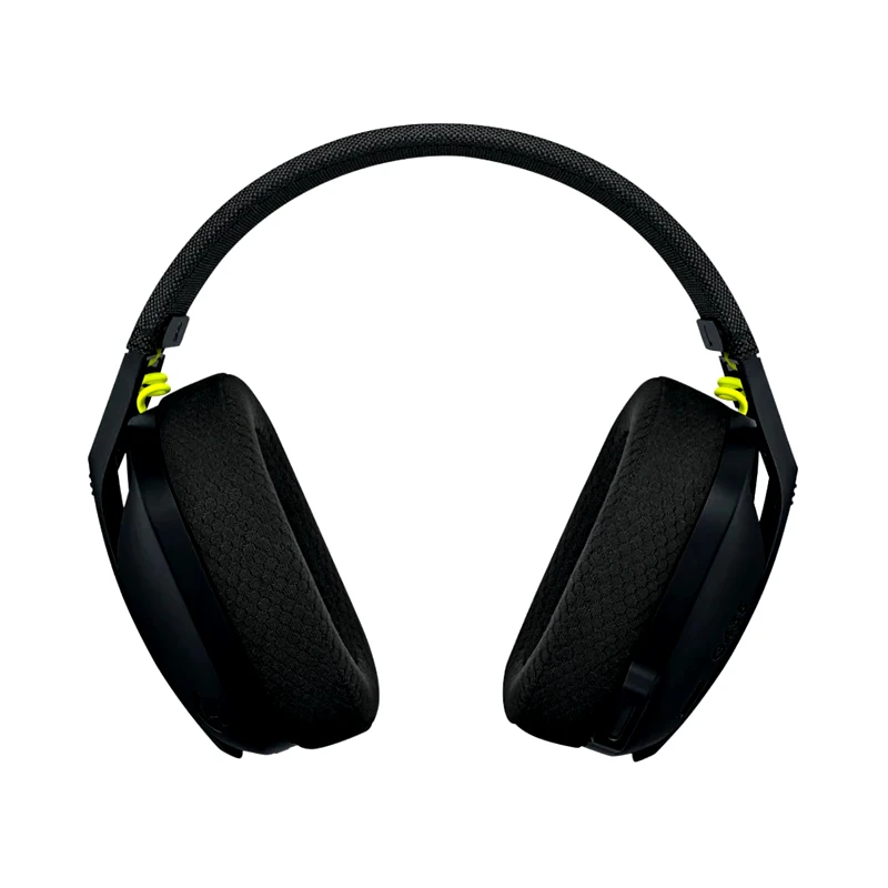 LOGITECH Logitech G G435 Gaming Ασύρματα Ακουστικά Bluetooth/2.4 GHz/USB-C - Black/Neon Yellow